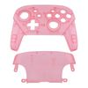 eXtremeRate Procon Switch Faceplate and Back Plate, Clear Material Switch, DIY Replacement Housing Case for Procons (Switch Pro Controller Not Included) [Cherry Pink]