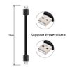 chenyang USB 2.0 Cable USB 2.0 Type A to Type A B Extension Data Flat Slim Cable for Printer Disk & Phone 13cm 3Pcs/Set