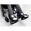 Heel Pillow - Pair - Wicking Fabric - Blue - Ulcer Prevention, Relieves Pressure on Feet/Heels -by Hermell Products