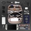 SIMTOP Cable Organiser Bag for USB Charging Cable, SD Cards, Laptop Storage - Green