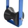 For Universal 4PCS 3 inch Blue Steel Cable Roller Up to 3" Diameter