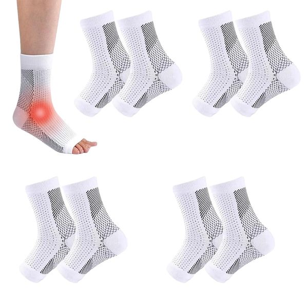 4 Pairs Ankle Compression Socks Soothrelieve Compression Socks Compression Socks for Women & Men Neuropathy Socks Pain Relief Support Brace Neuropathy Pain Relief for Feet