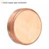 sourcing map Copper End Cap Pipe Fitting Sweat Plug Connection 54mm(2.12") ID for Water Pipe Plumbing