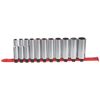 CRAFTSMAN Socket Set, Metric, 3/8" Drive, 6 Pt., 11Piece (CMMT12045)