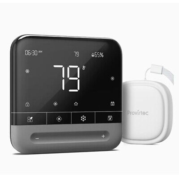 Provirtec Smart Thermostat Precise Temperature with Portable Thermohygrometer