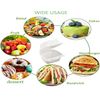 250-Pack Plastic Clamshell Take Out Food Hinged Container Heavy Duty Disposable