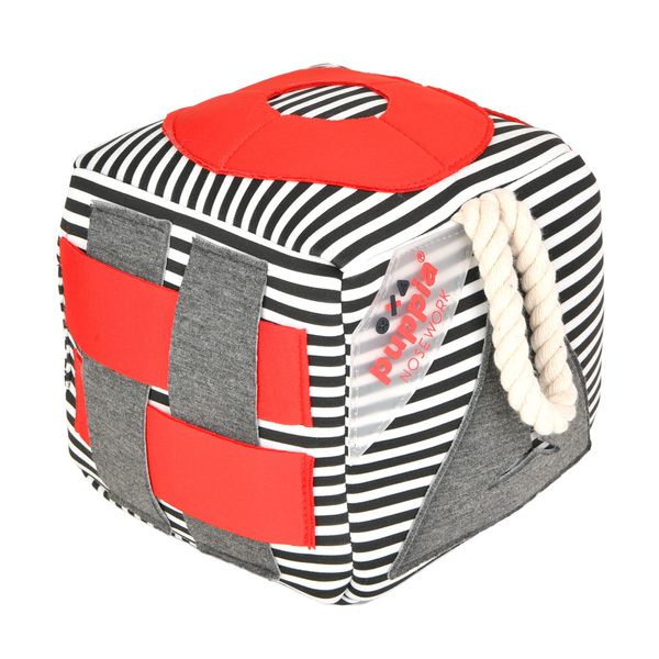 Puppia Nosework Toy - Striped - Navy