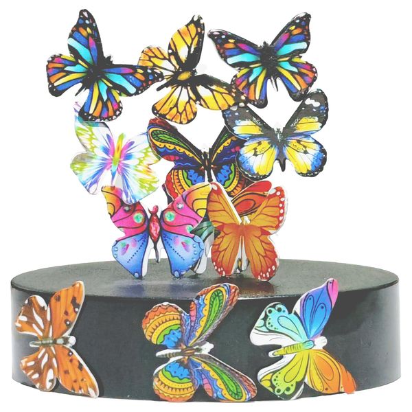 Klsoul Office Decor for Women Desk Magnetic Butterfly Toys Decor for Office Desk Decorations