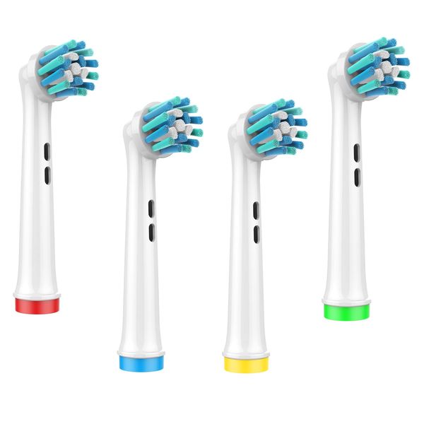 Toothbrush Heads for Oral B Braun Replacement Heads, Professional Electric Toothbrush Heads, Precision Clean Brush Heads Refill Compatible with Oral-B 8000/Pro 9600/1000/ 3000/5000/7000 (EB50XA)