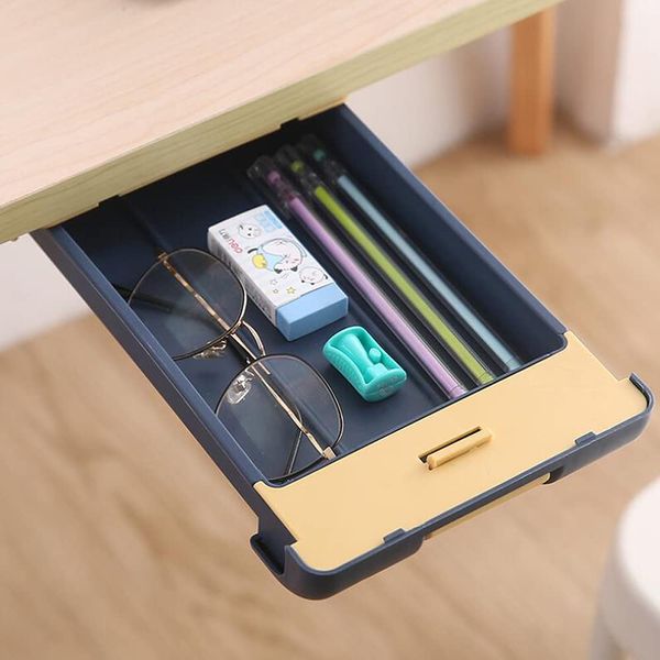 Attachable Drawers, Hidden Drawers, Mini Slide Storage Box, Under Top Plate, Retrofitable, Dead Space, Home Work, Double Sided Tape Included, Convenient Goods, Smartphone, Remote Control, Stationery,