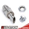 Universal SS Exhaust Vacuum Scavenger Crankcase Vent CCV Kit Catch Can Vent