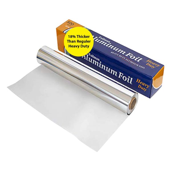 Ultra-Thick Commercial Heavy Duty Foil Roll 18" inch x 500 SQ Foot