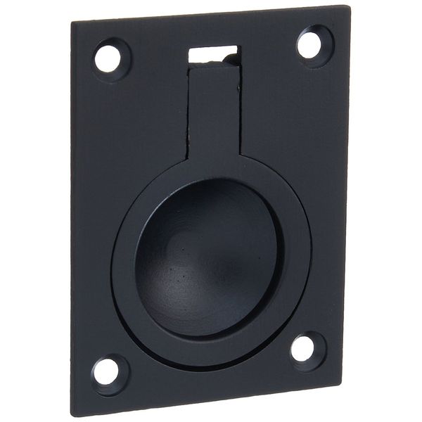 Deltana FRP25U19 2 1/2-Inch x 1 7/8-Inch Solid Brass Flush Ring Pull