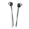 Qiilu 2 pcs Headlight Socket Harness, Headlight Lamp Bulb Socket Wiring Harness Connector Plug Adapter Line for H1 Bulb
