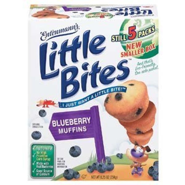 Entenmann's Little Bites 5 ct Blueberry Muffins 8.25 oz (Pack of 6)