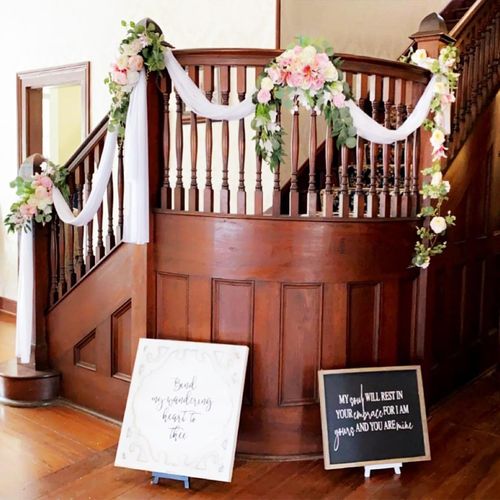 2 Panels White Wedding Arch Draping Fabric 20 FT Chiffon Sheer Fabric for Draping Fitted Ceiling Draped Arbor Arch Backdrop Curtain for Wedding Ceremony Party Engagement Bridal Shower Decoration