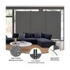 Room Divider, 3 Panel Folding Partition Privacy Screens, Freestanding Fabric ...