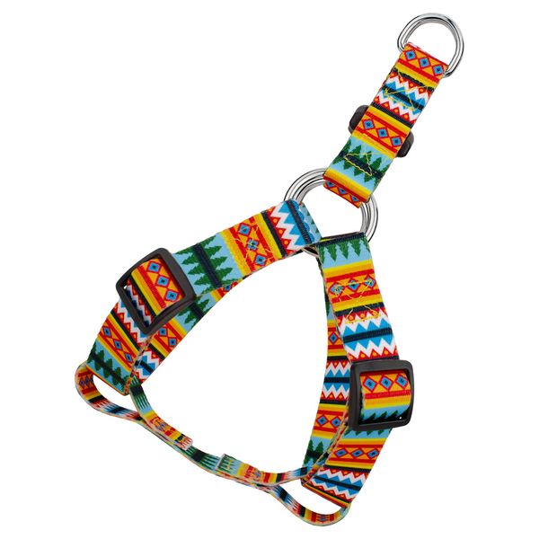 Country Brook Petz - Summer Pines Step-in Dog Harness - Country and Western Collection with 3 Rustic Designs (5/8 Inch, Small)