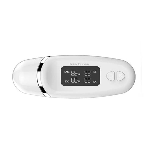 Skin Checker, Skin Checker, Moisture Checker, White, Skin Meter, Moisture Amount, Oil Contents, Elasticity, Skin Age, Skin Measurement, USB Rechargeable