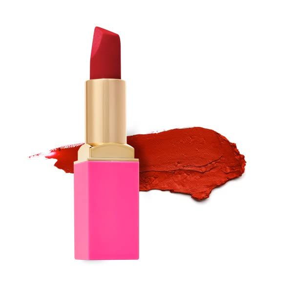 Juvia's Place Reds & Berries Velvety Matte Lipsticks The Reds Afrik - Blood Red, Soft-Matte Lipstick, Hydrating, Highly Pigmented, Creamy, Smooth, and Long-Lasting