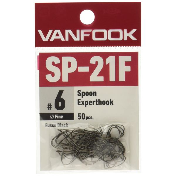 Vanfook SP-21F Spoon Expert Fine 50 Count Fluorine Black #6