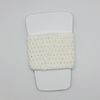 907 Creations By Ca'Trena - Cup Cozy Sleeve with Button, Reusable (White)