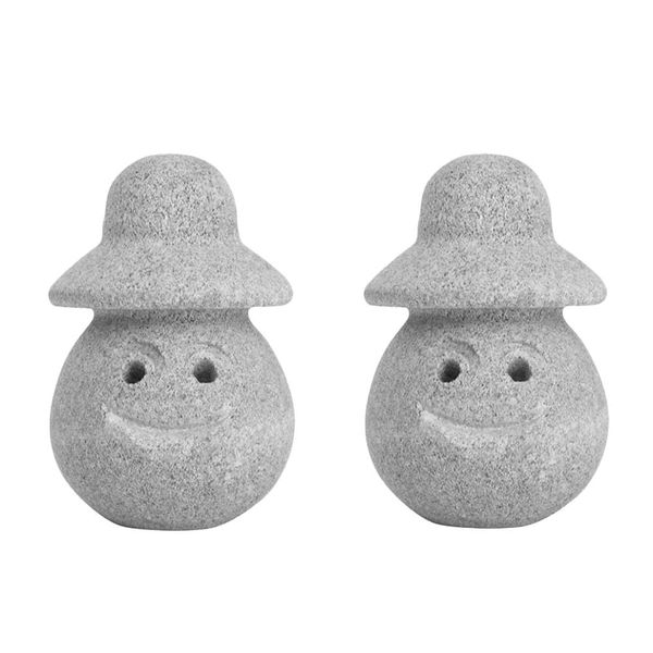 HUKKA DESIGN Point Massage Stone, Lily, Set of 2