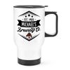 Personalised Coffee Brewing Co Travel Mug Cup with Handle