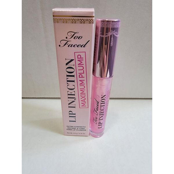 TOO FACED LIP INJECTION MAXIMUM PLUMP .14 oz EXTRA STRENGTH LIP PLUMPER