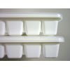 Asbel Slim Ice Tray, 3 Tiers, Stackable Ice Tray, Made in Japan, White