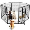39"H Detachable 8 Panel Dog Kennel Exercise Playpen Multiple Shape Safe For Pet