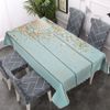 Walmsco Tablecloth White Shells Starfish Blue Wood Decor For Dining Room Kitchen Rectangular Table Cover 132 * 178cm
