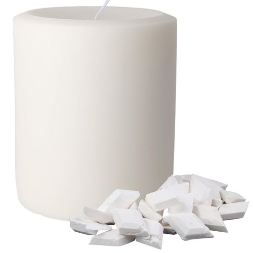 White Candle Dye - Made in The USA - Premium Dyes - Highly Concentrated - Candle Supplies for Soy or Paraffin Candle Wax - Great for Every Candle Making Kit - 10 Dye Chips