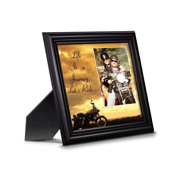 Motorcycle, Harley Davidson Picture Frame, Lets Ride Sky