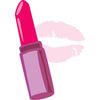 CafePress Pink Lipstick Rectangle Magnet, 3"x2" Refrigerator Magnet