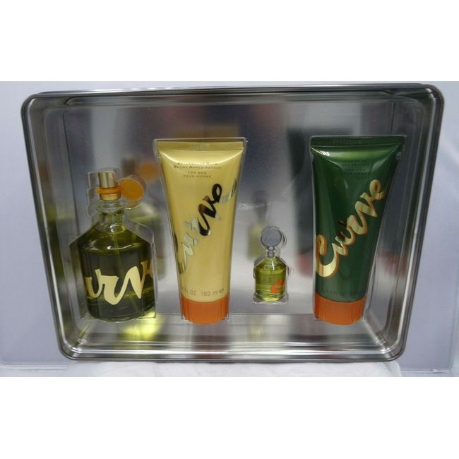 Curve by Liz Claiborne for Men - 4 Pc Gift Set 4.2oz EDC Spray