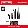 Craftsman CMXZVBE38668, Micro-Cleaning Kit, ABS, Black, 0 W