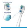 Sonic Electric Toothbrush for Adults with 5 Toothbrush Replacement Heads, 3 Brushing Modes & 2 Minutes Built-in Timer, Travel Toothbrushes with Inductive Charging, Rechargeable toothbrush | White