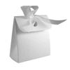 20 x Hammered White Box Bag Wedding Favour Boxes