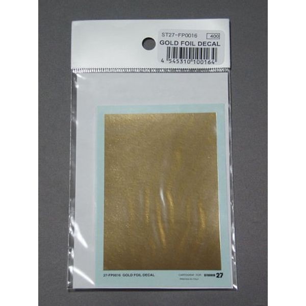 Studio 27 Gold Foil Decal 1/4 Size