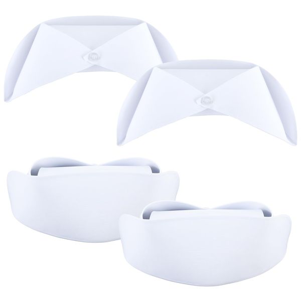 Bremorou 2 Pack White Hats For Nurses Vintage Nurse Cap Female Headband Nurse Cap Costume Decorations Accessories Party Supplies Vintage Stage Outfit For Graduation Nursing Party