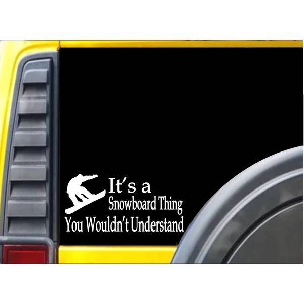 It's a Snowboard Thing L156 8 inch Sticker decal