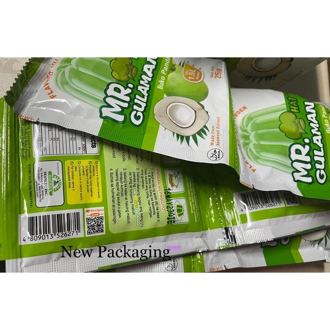 Mr. Gulaman Powder Buco Pandan 25gm (Hydrogen, 11.5 Degrees)