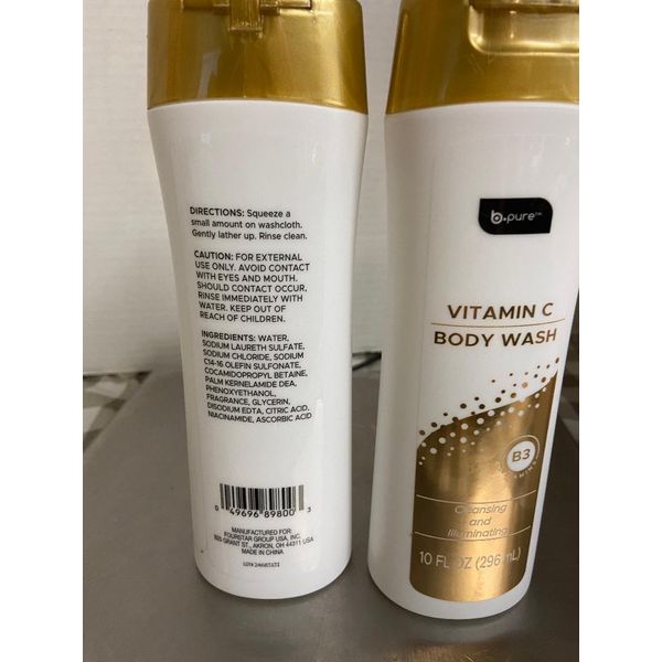 b.pure Vitamin C Body Wash 2 EA 10 FL EA
