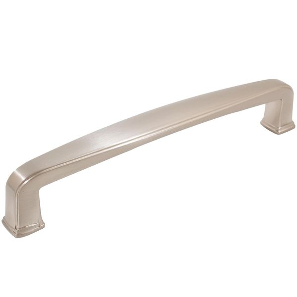 Sherwood Cabinet Pull, 128 Millimeters, Satin Nickel by Stone Harbor Hardware