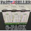 7W Dimmable LED Light Bulbs 40W Equivalent E26 A19 520LM Daylight (6-PACK)