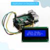 GeeekPi IIC/I2C 2004 20x4 Character LCD Module Display Blue Backlight, Support I2C Protocol, LCD 2004 Module Shield für Arduino UNO Raspberry Pi