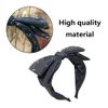 AIXITONG Hair Hoop Printed Bow Tie Hair Band Vintage Big Bow Hairband for Women Sports Workout