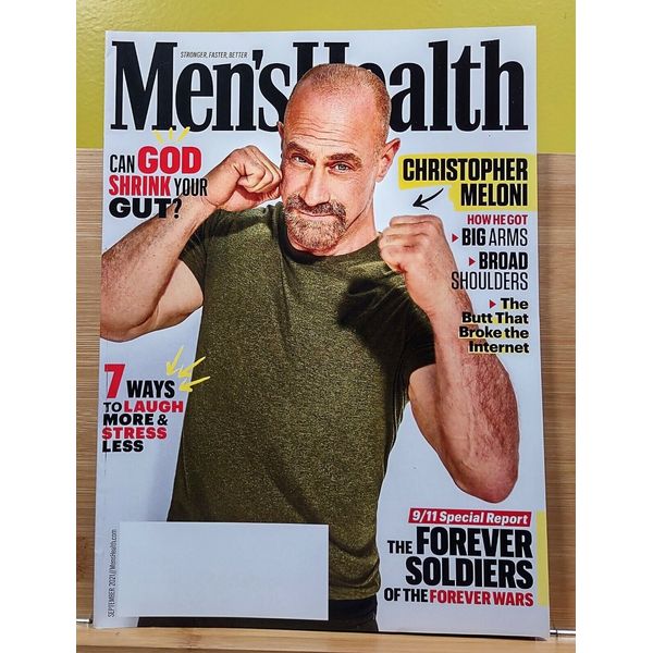 Men's Health Magazine SEPT 2021 CHRISTOPHER MELONI How to Get Big Arms/Broad Sho