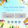 D30 Label Maker Tape,Thermal Label 1/2" x11/2(14X40mm) 4 Rolls/640 Labels for Phomemo Printer Maker Tape Refill Replacement for Print Master D30 Labels Refill，Transparent